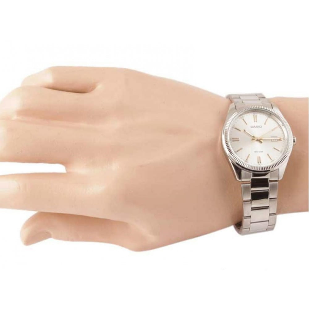 Casio Casio Collection MTP-1302D-7A2VDF (MTP-1302D-7A2), mtp япония мужские часы на браслете нержавеющая сталь боковой вид