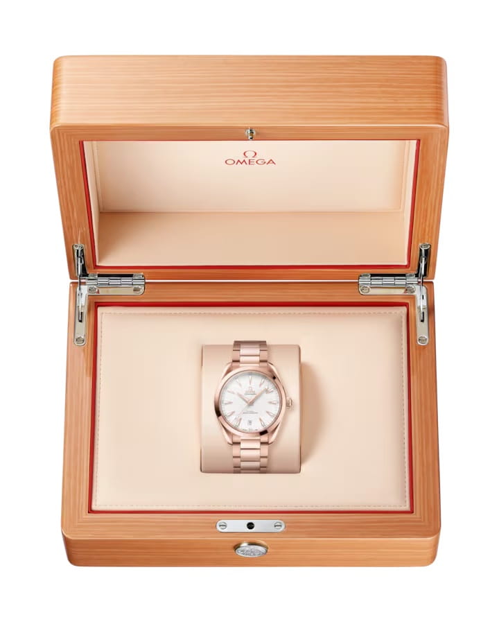 Omega Omega Seamaster Aqua Terra 220.50.41.21.02.001 Aqua Terra, наручные мужские часы фото под углом