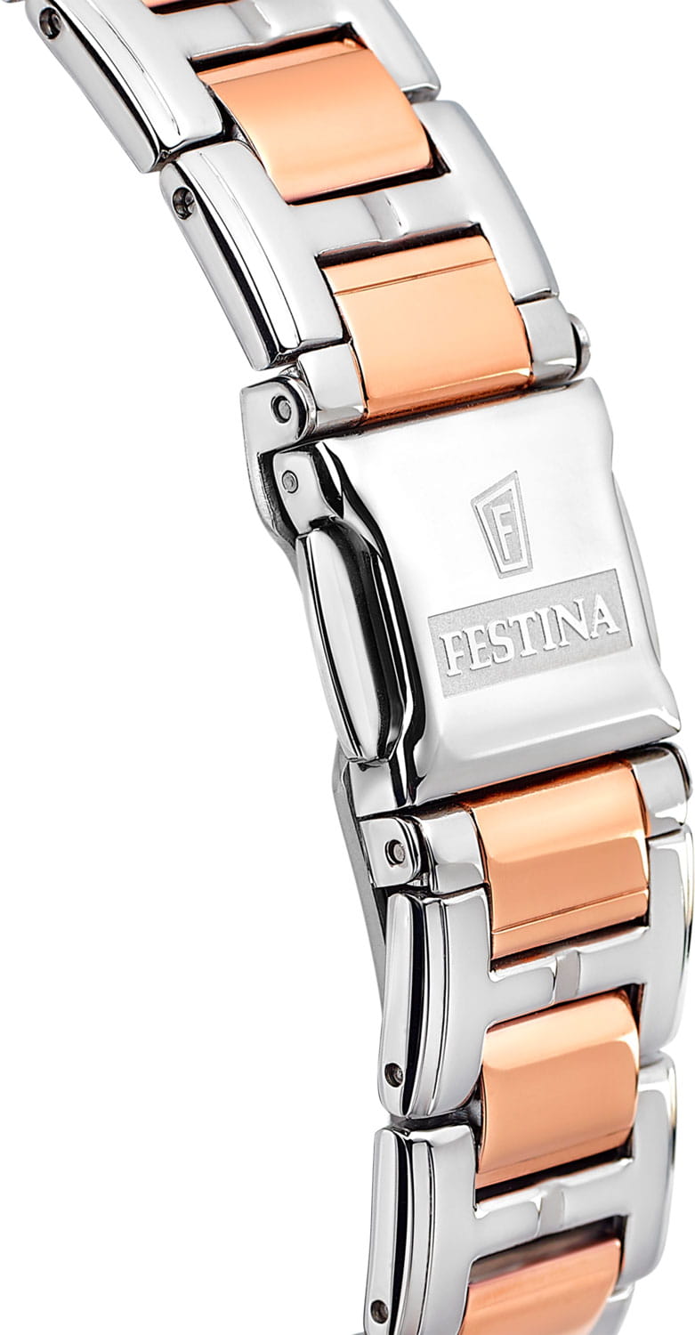 Festina Festina Boyfriend F20403/1 кварцевые женские часы часы крупный план перламутровый циферблата