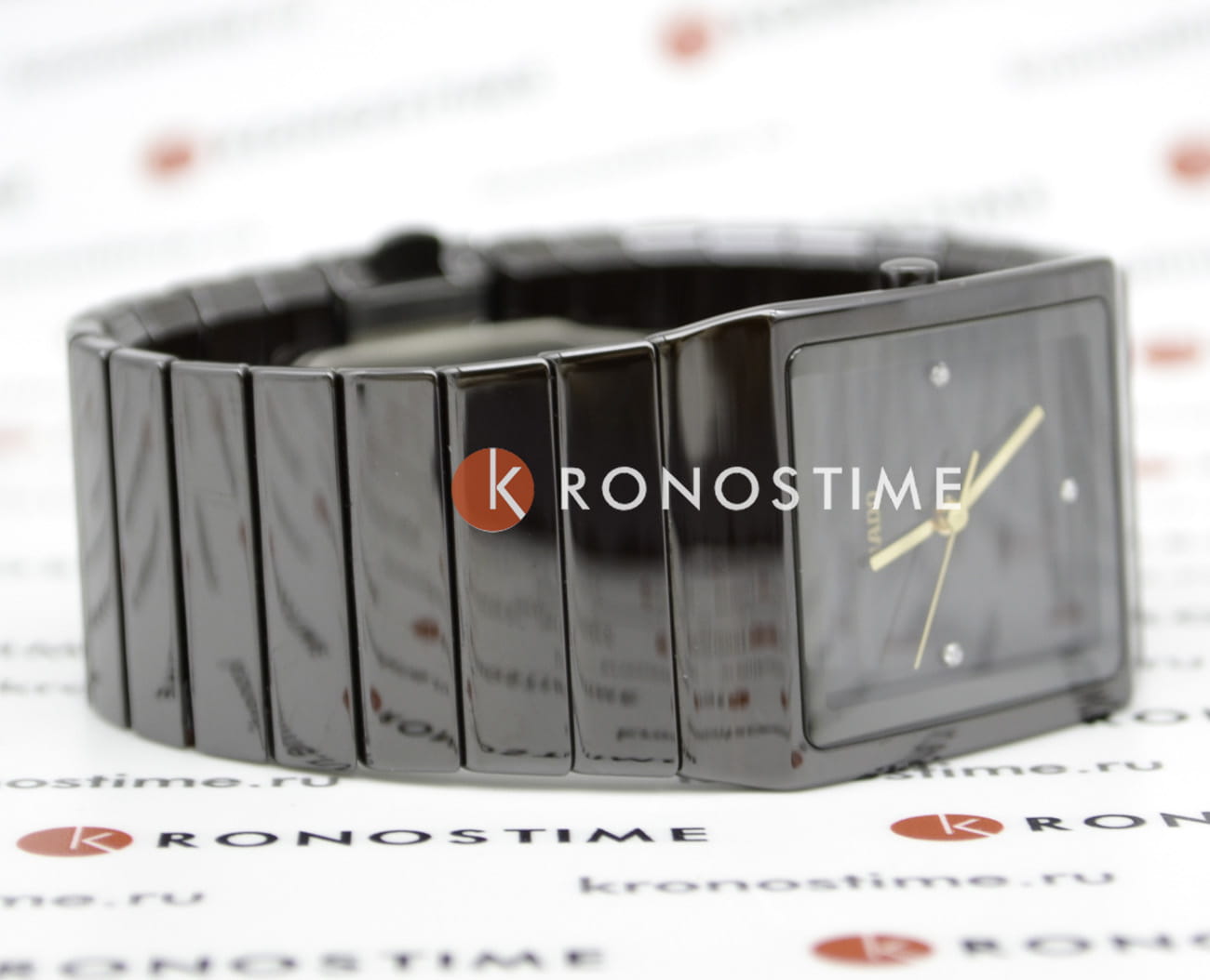 Оригинальные часы Rado Rado Ceramica Diamonds R21993702 кварцевые калибр механизма  общий вид