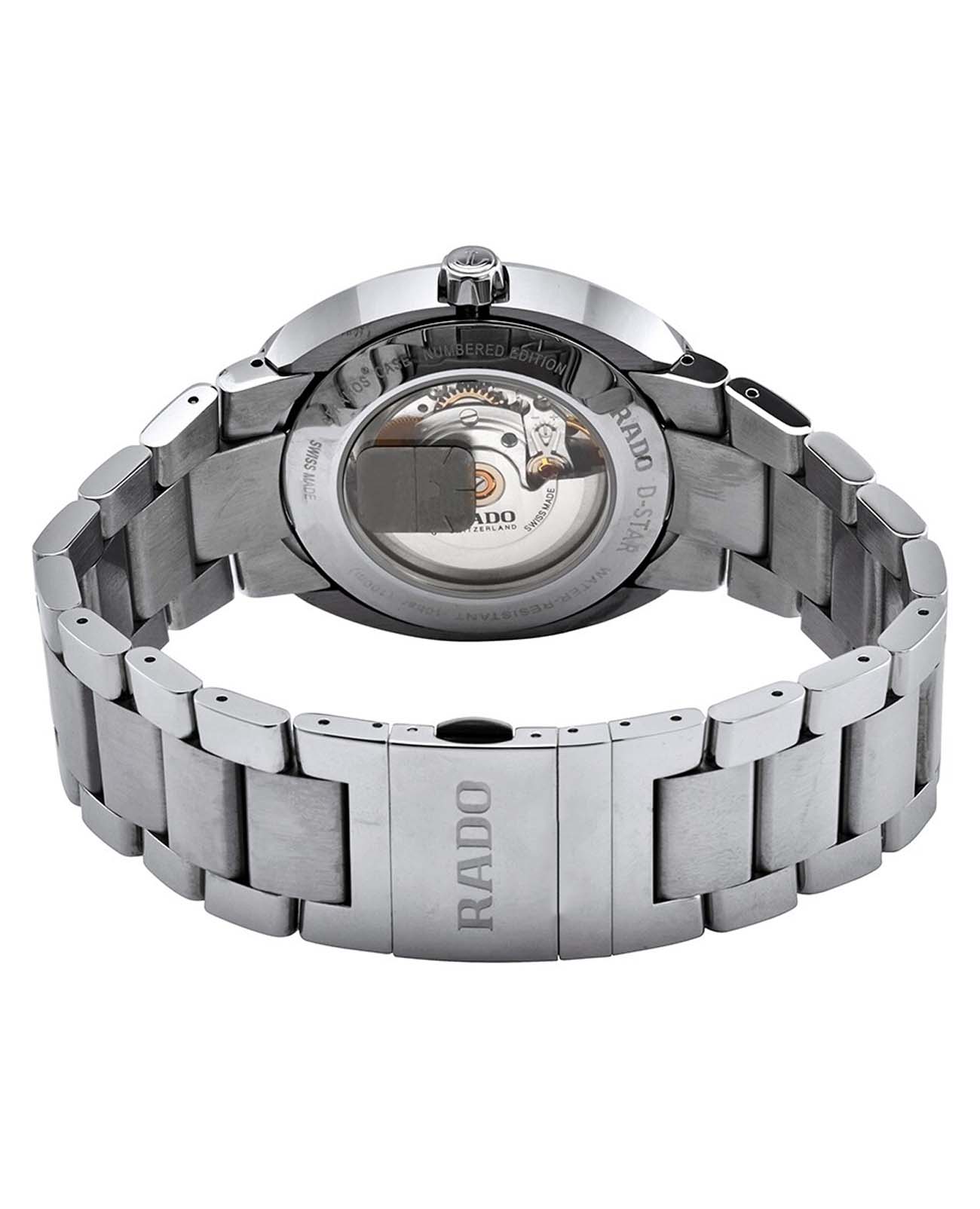 Rado Rado D-Star R15938153,  швейцария мужские часы на браслете нержавеющая сталь боковой вид