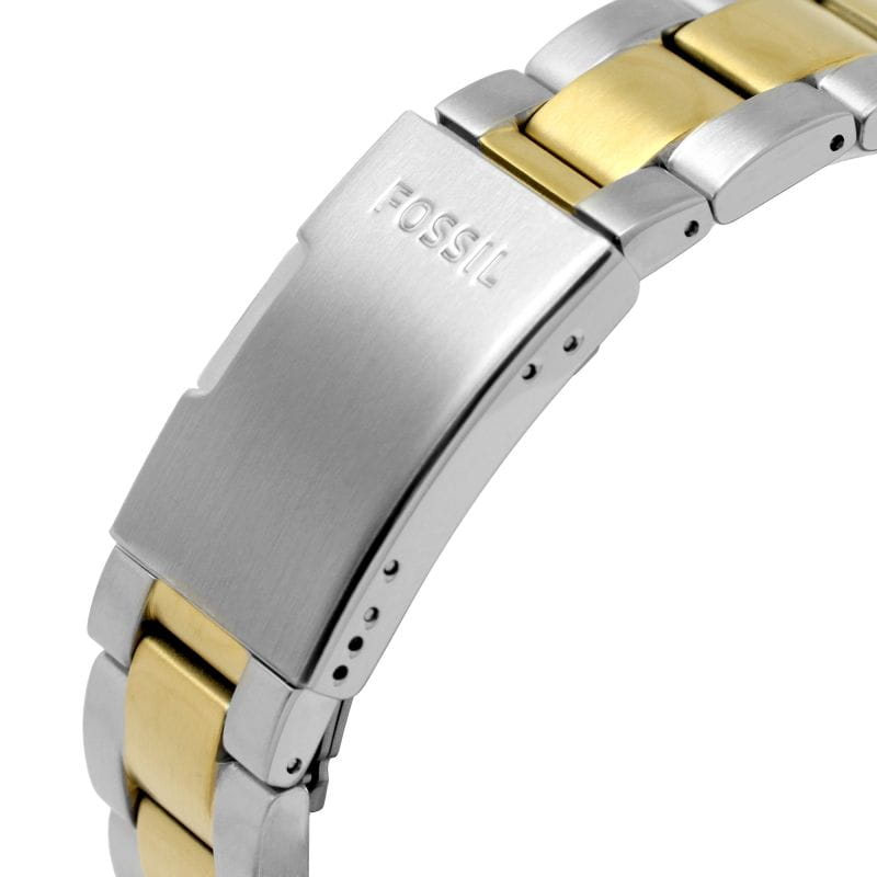 Fossil Fossil Blue FS5951 кварцевые мужские часы часы крупный план черный циферблата