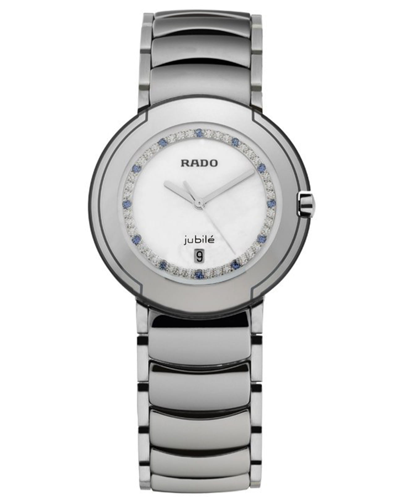 Rado Rado Coupole R22593752  R22593752 кварцевые мужские часы перламутровый циферблат, браслет нержавеющая сталь — вид спереди