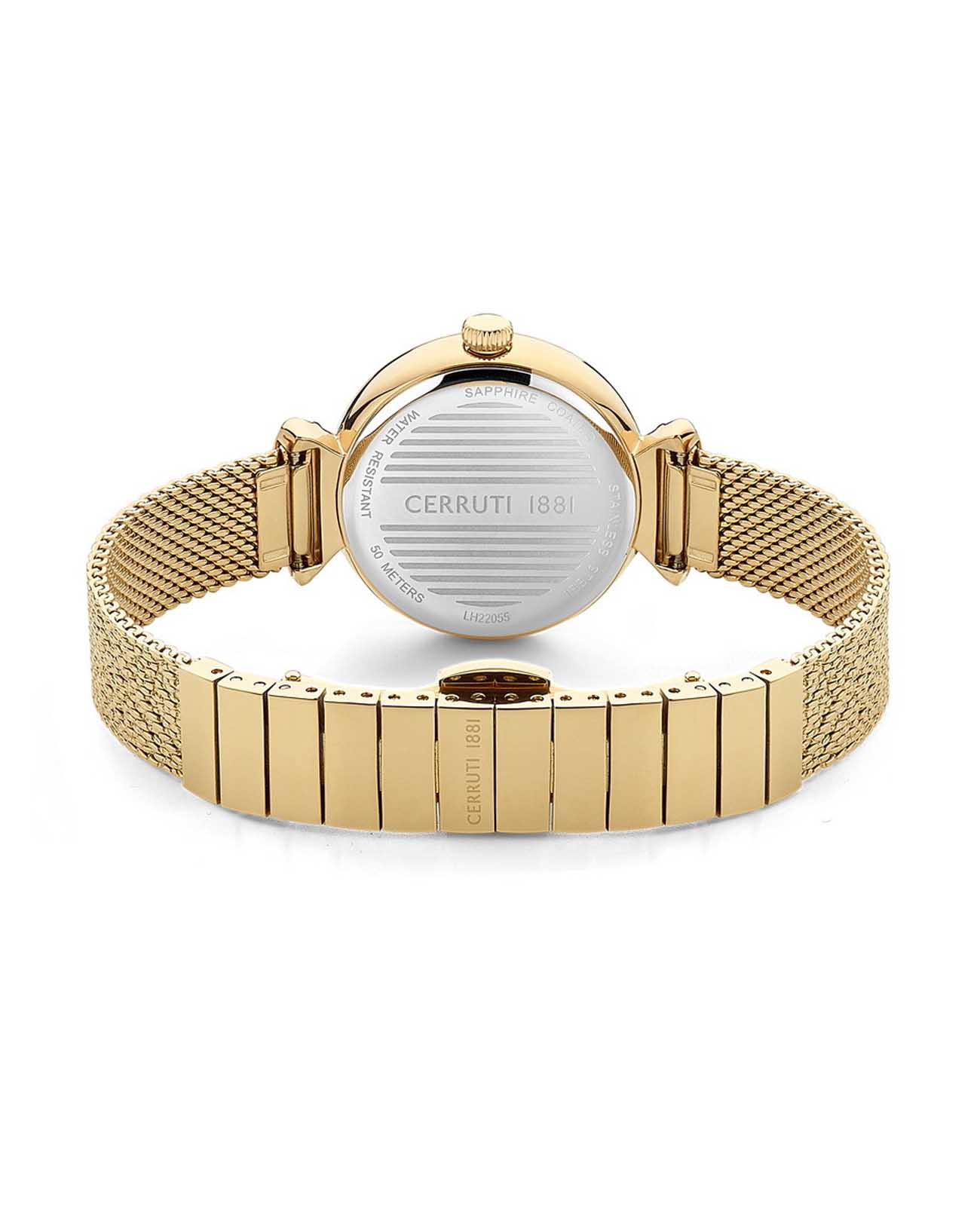 Cerruti 1881 Cerruti 1881 Cerrisi CIWLH2205503,  франция женские часы на браслете нержавеющая сталь с ip-покрытием боковой вид