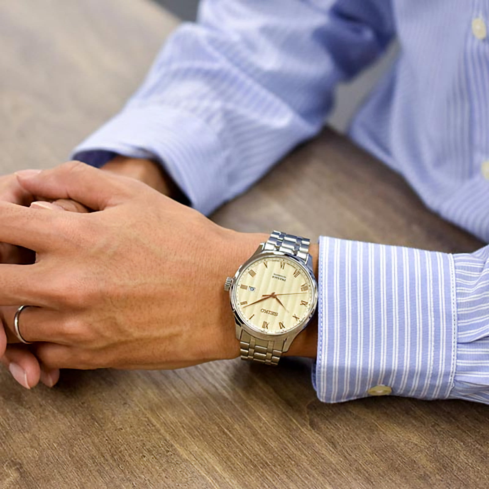 Seiko Seiko Presage SSRPF45J1 , наручные мужские часы фото под углом