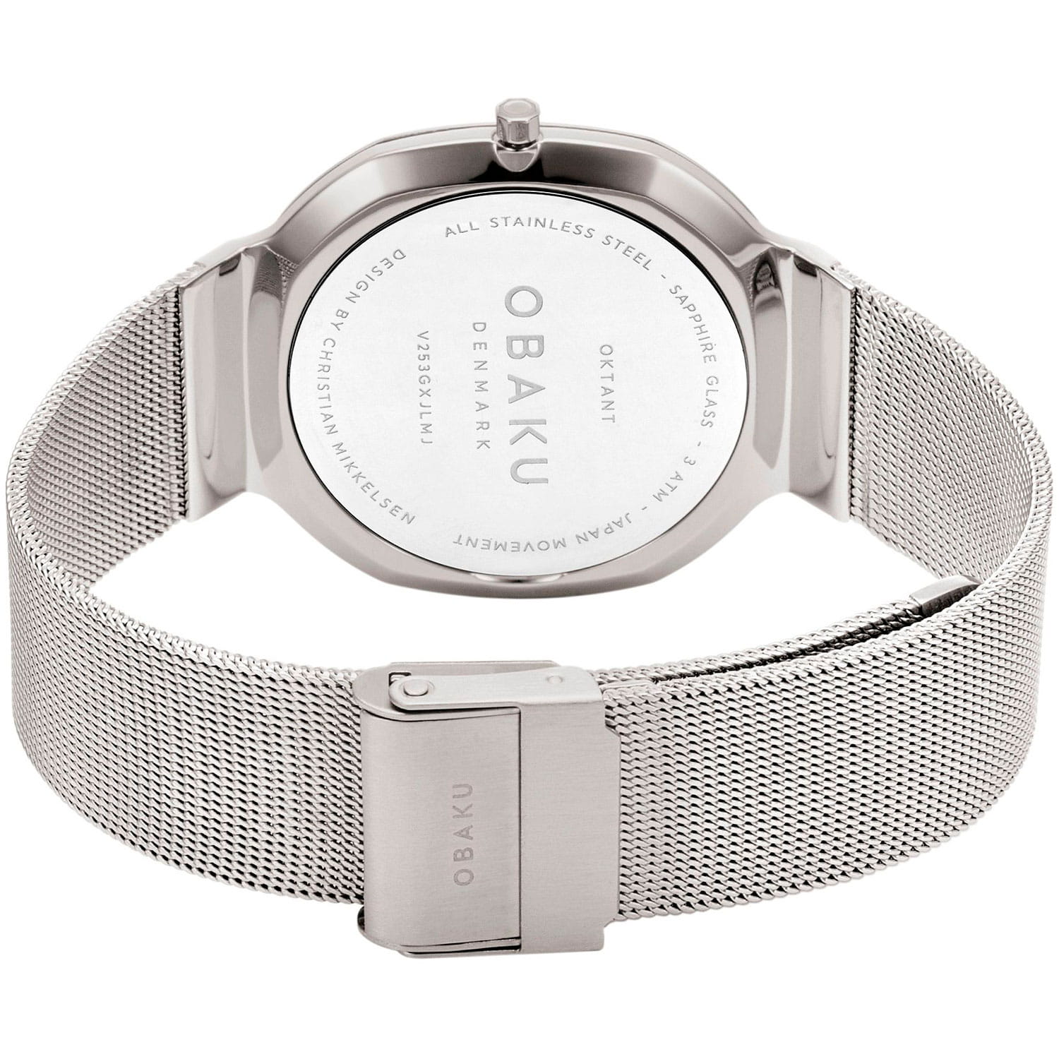 Obaku Obaku Oktant V253GXJLMJ дания наручные мужские часы заводная головка с логотипом Obaku