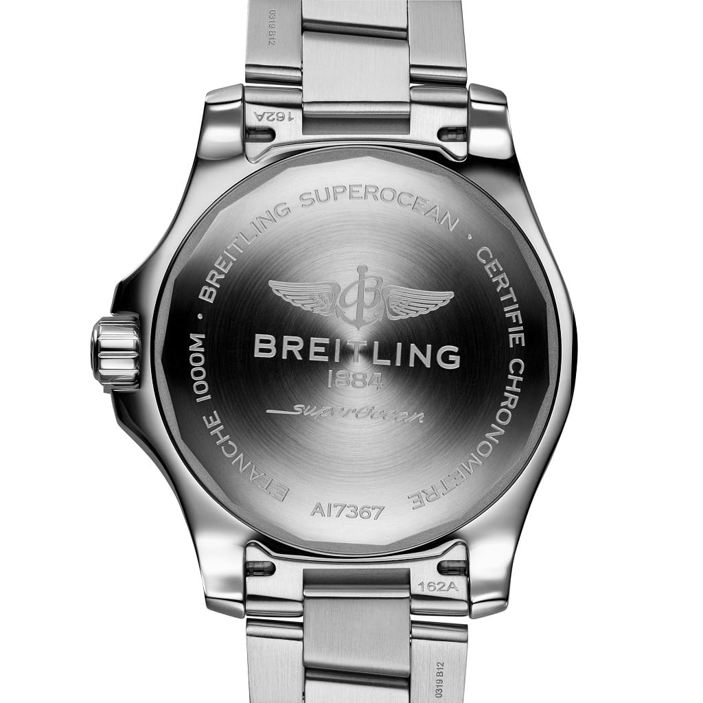 Оригинальные часы Breitling Breitling Superocean Automatic 44 A17367D71B1A1 механические калибр механизма breitling 17 общий вид