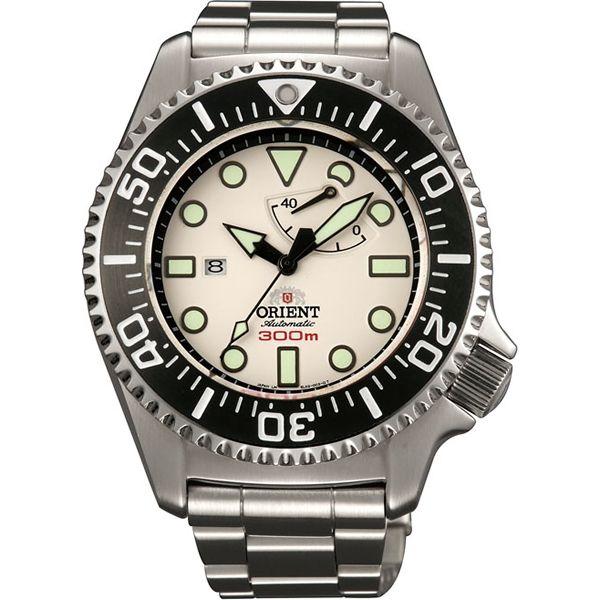 Orient Orient EL02003W (SEL02003W)  SEL02003W  мужские часы шампань циферблат, браслет  — вид спереди