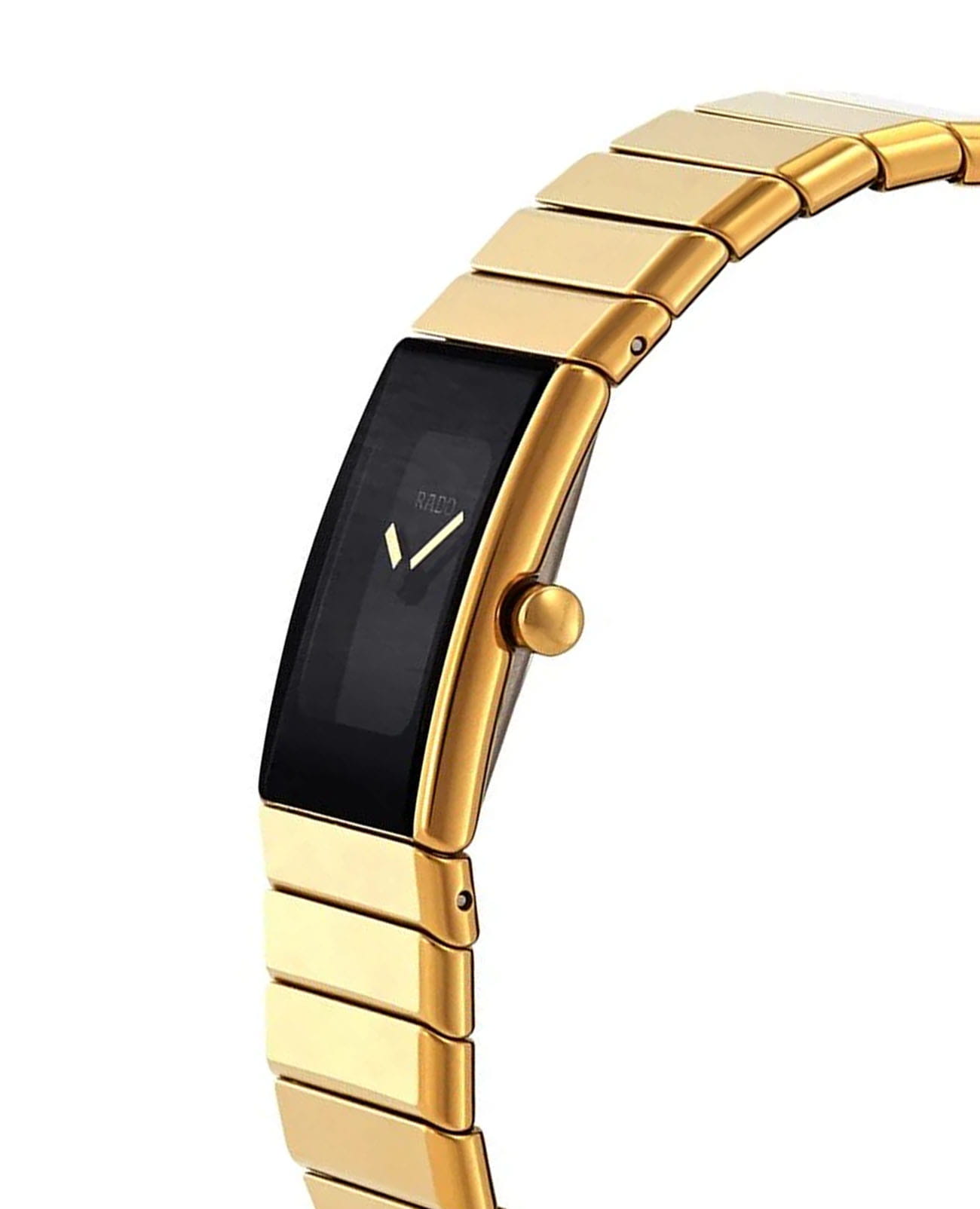 Rado Rado Ceramica R21895152, ceramica швейцария женские часы на браслете сталь + pvd + керамика боковой вид
