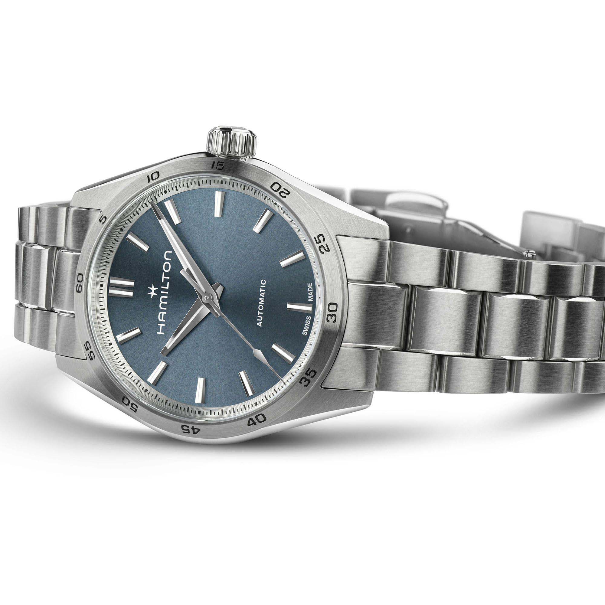 Оригинальные часы Hamilton Hamilton Jazzmaster Performer Auto H36105140 механические калибр механизма h-10 общий вид
