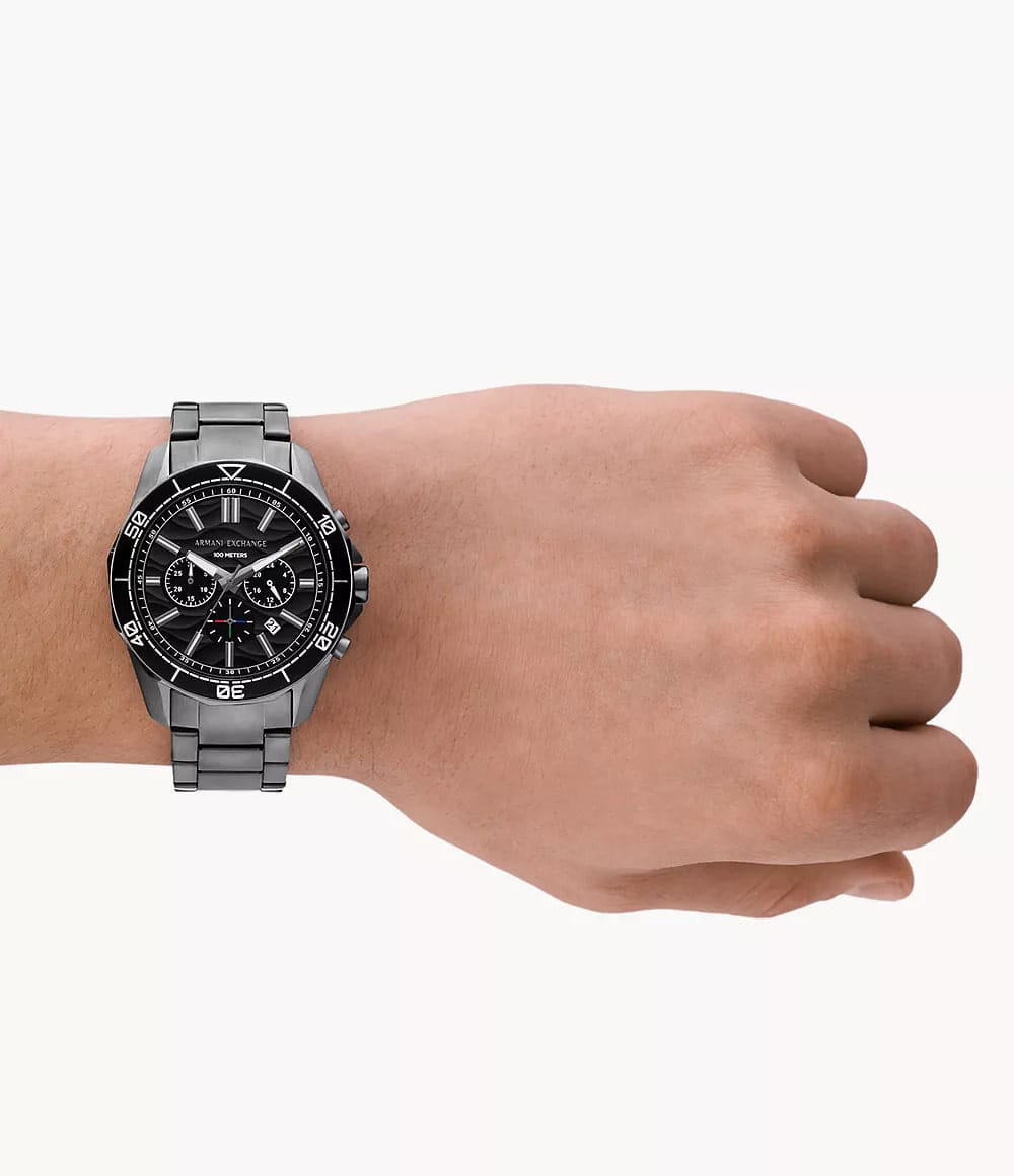 Armani Exchange Armani Exchange Dante AX1959 мужские часы черный циферблат на запястье