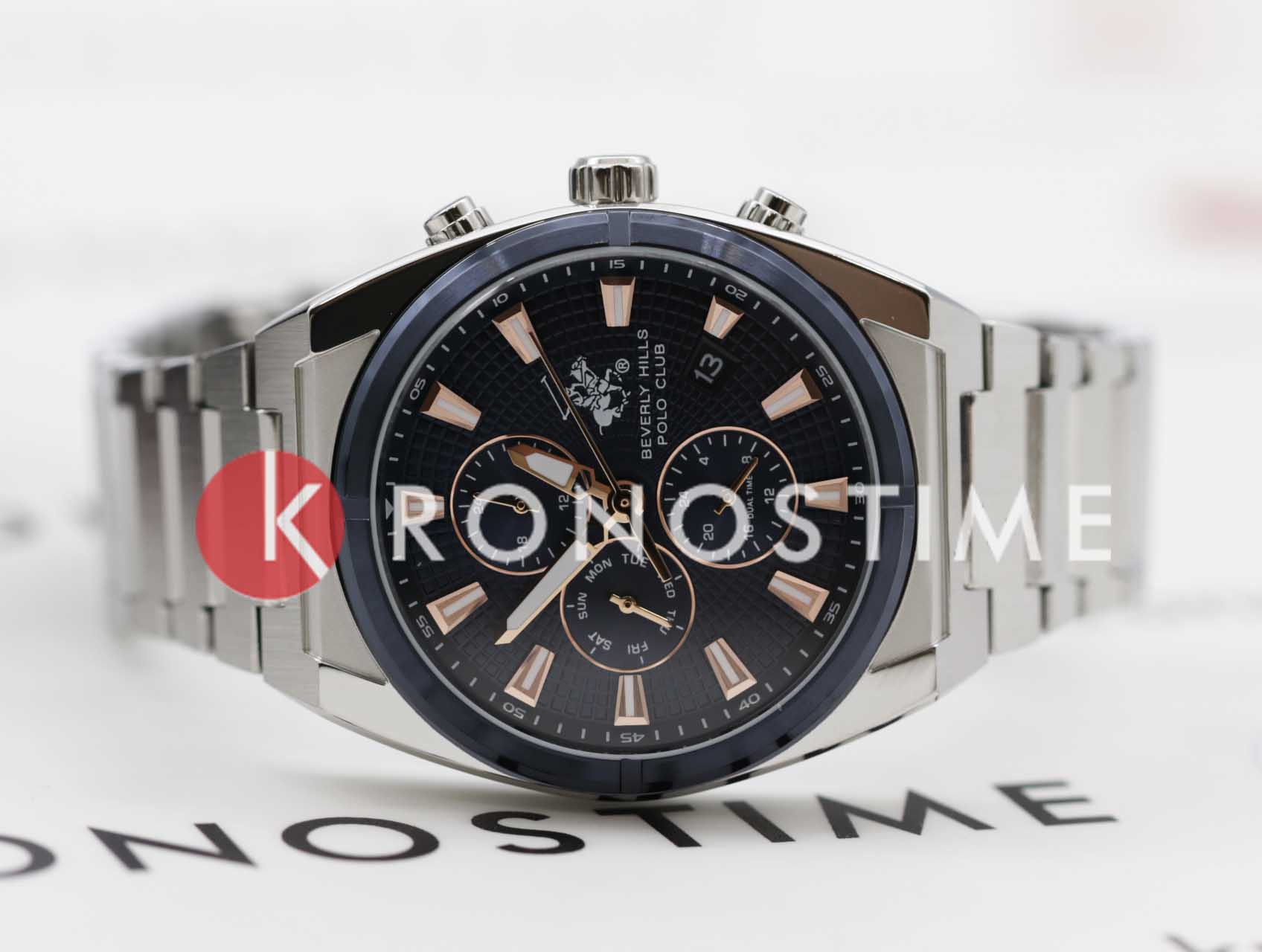 Beverly Hills Polo Club Beverly Hills Polo Club BP3733X.390,  сша мужские часы на браслете нержавеющая сталь боковой вид