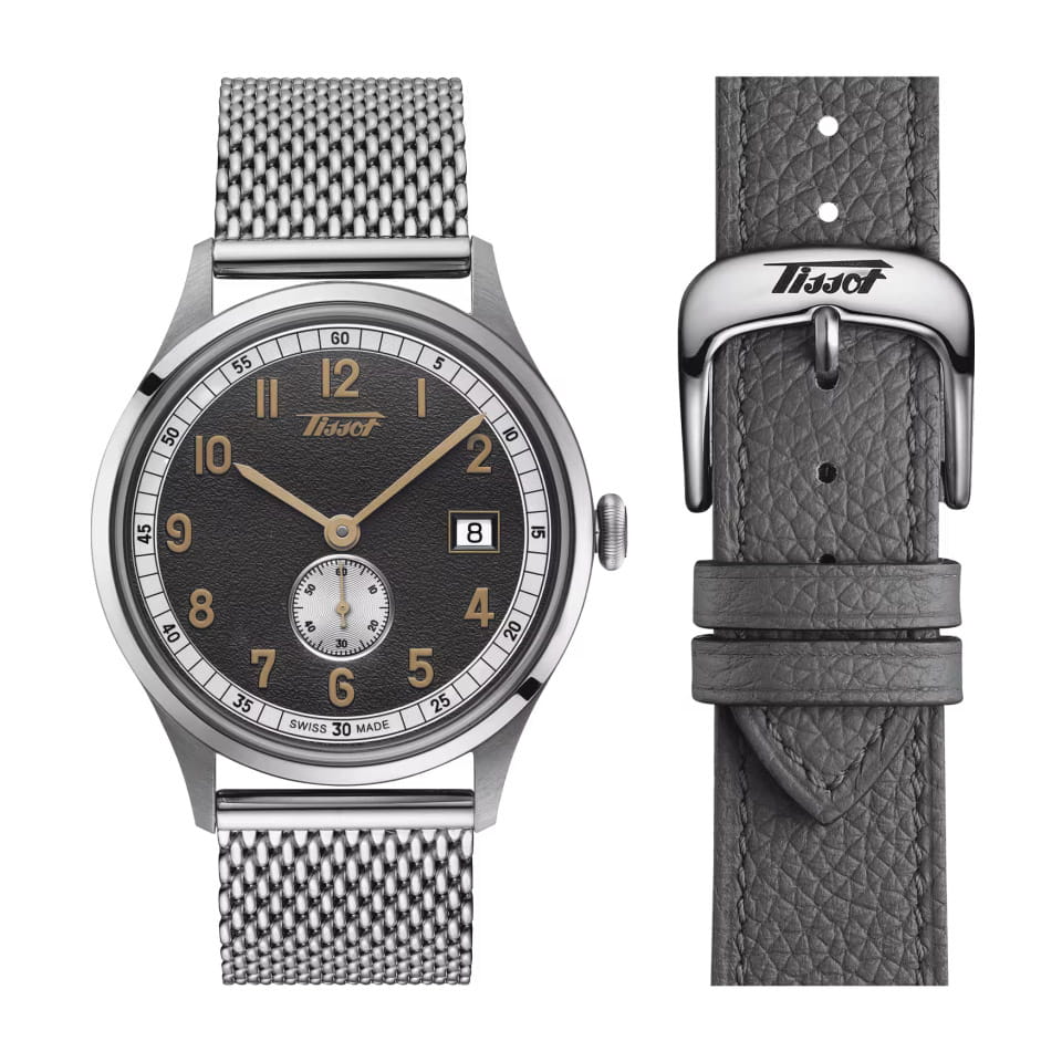 Tissot Tissot Heritage Small Second 1938 T142.428.11.082.00 мужские часы черный циферблат на запястье