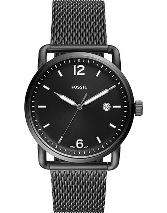 Fossil Fossil FB-01  FS5419  FS5419 кварцевые мужские часы черный циферблат, браслет  — вид спереди