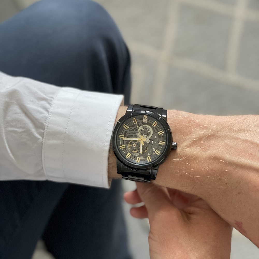 Pierre Lannier Pierre Lannier Automatic 325C439  - задняя крышка металл сталь корпуса, франция часы