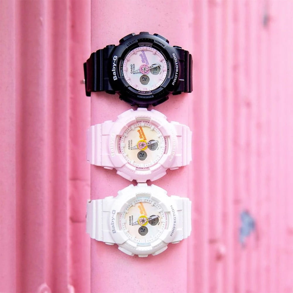 Оригинальные часы Casio Casio Baby-G BA-120T-1A кварцевые калибр механизма  общий вид