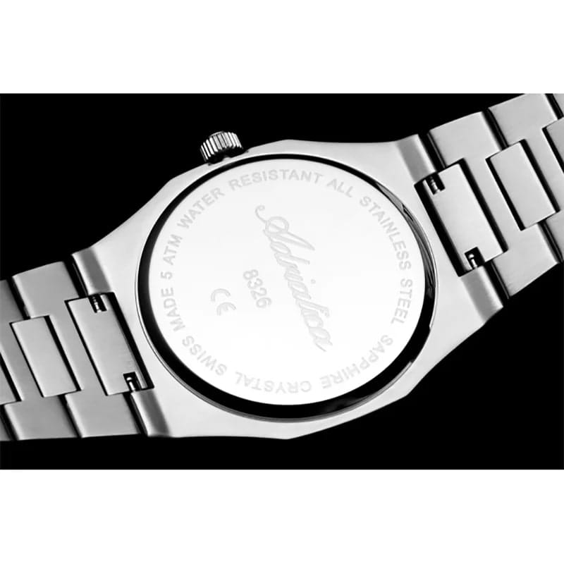 Adriatica Adriatica Multifunction A8326.5113QF,  швейцария мужские часы на браслете нержавеющая сталь боковой вид