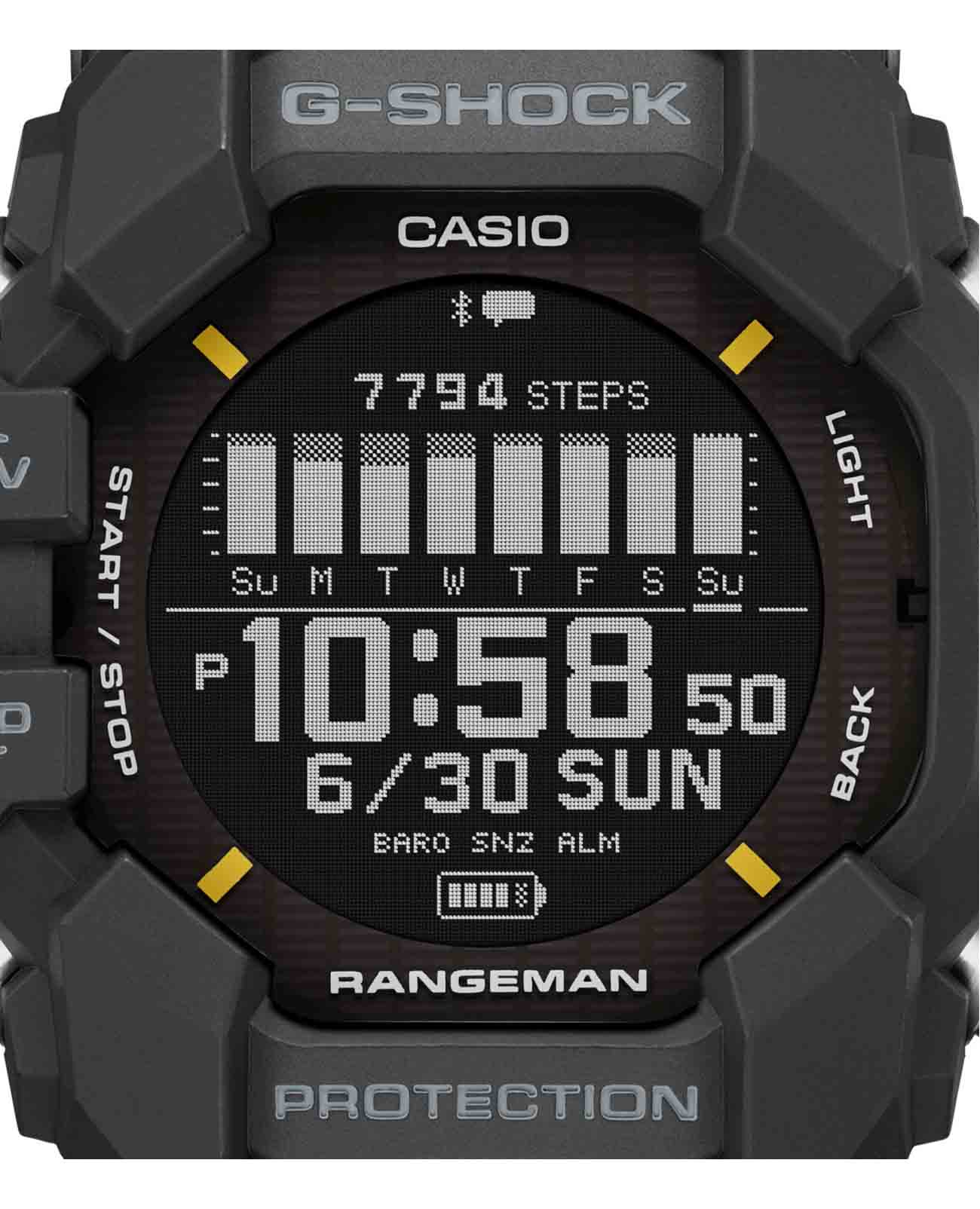 Casio Casio G-Shock GPR-H1000-1 мужские часы антрацитовый циферблат на запястье