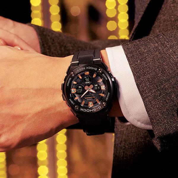 Casio Casio G-Shock GST-S310BDD-1A GST G-Steel, наручные мужские часы фото под углом