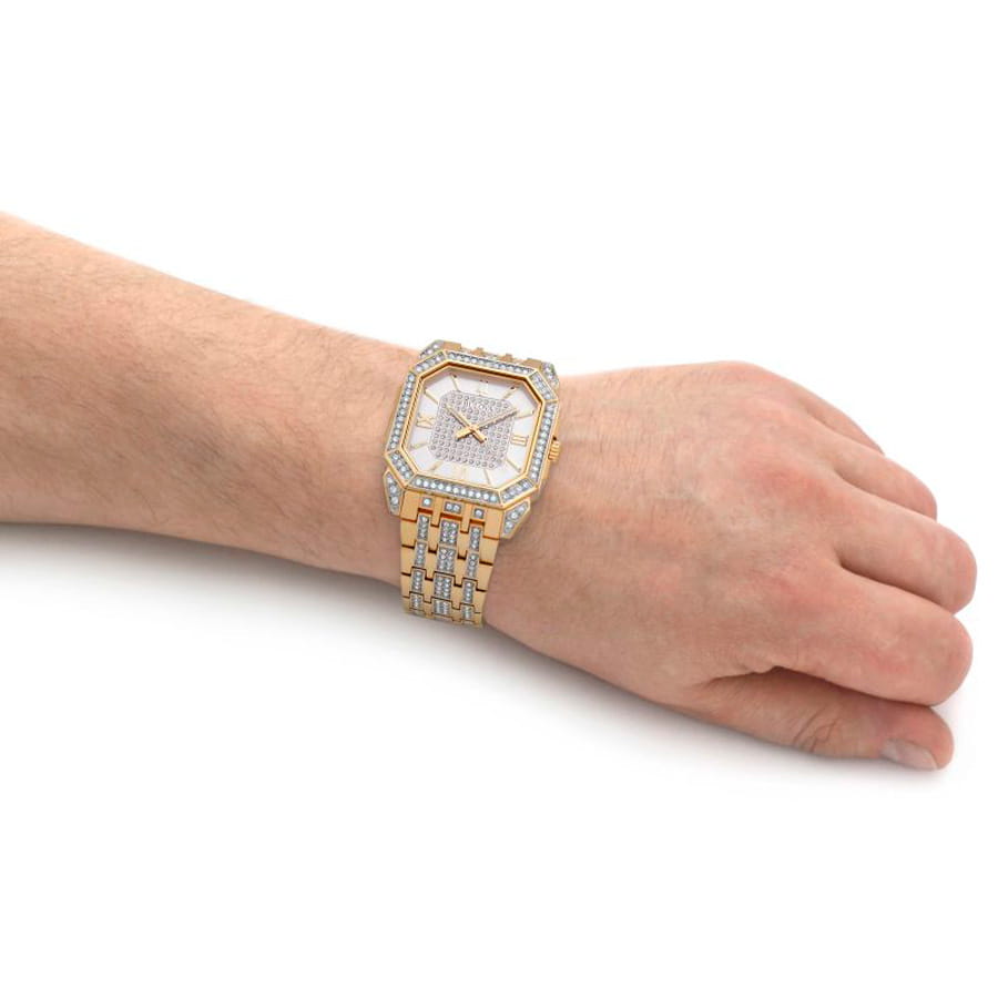 Оригинальные часы Bulova Bulova Crystal Octava 98A295 кварцевые калибр механизма  общий вид