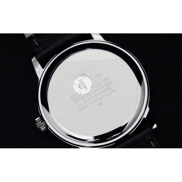 Orient Orient UW00005B (FUW00005B), classic automatic япония мужские часы на браслете кожа + текстиль боковой вид