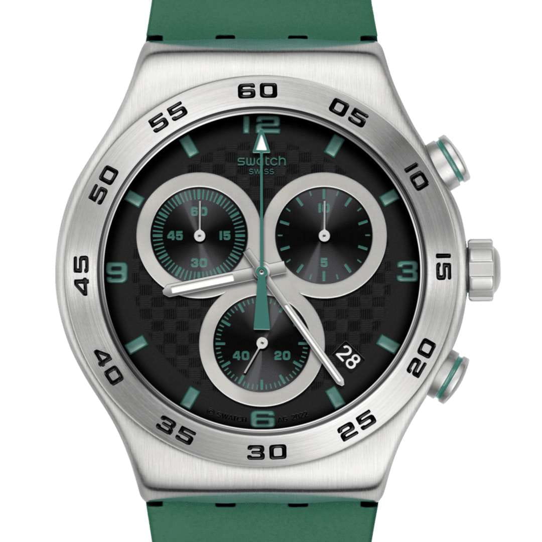 Swatch Swatch I New Chrono YVS525 , наручные женские часы фото под углом
