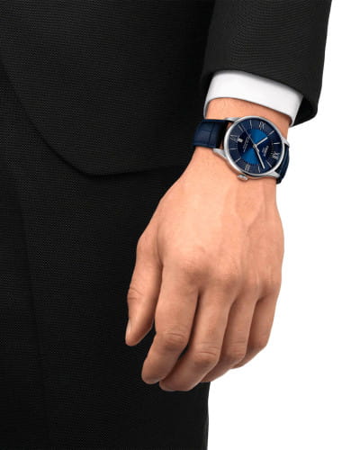 Tissot Tissot Chemin des Tourelles Powermatic 80 T099.407.16.048.00 Chemin des Tourelles, наручные мужские часы фото под углом