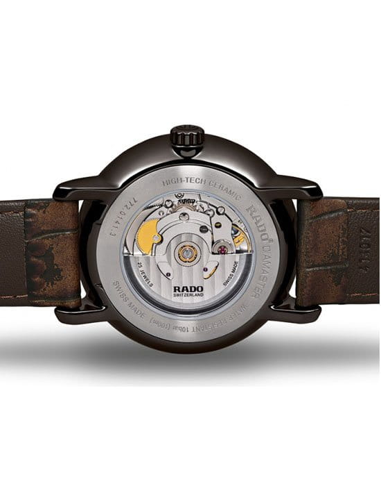 Rado Rado Diamaster Power Reserve R14140026, diamaster швейцария мужские часы на браслете кожаный боковой вид
