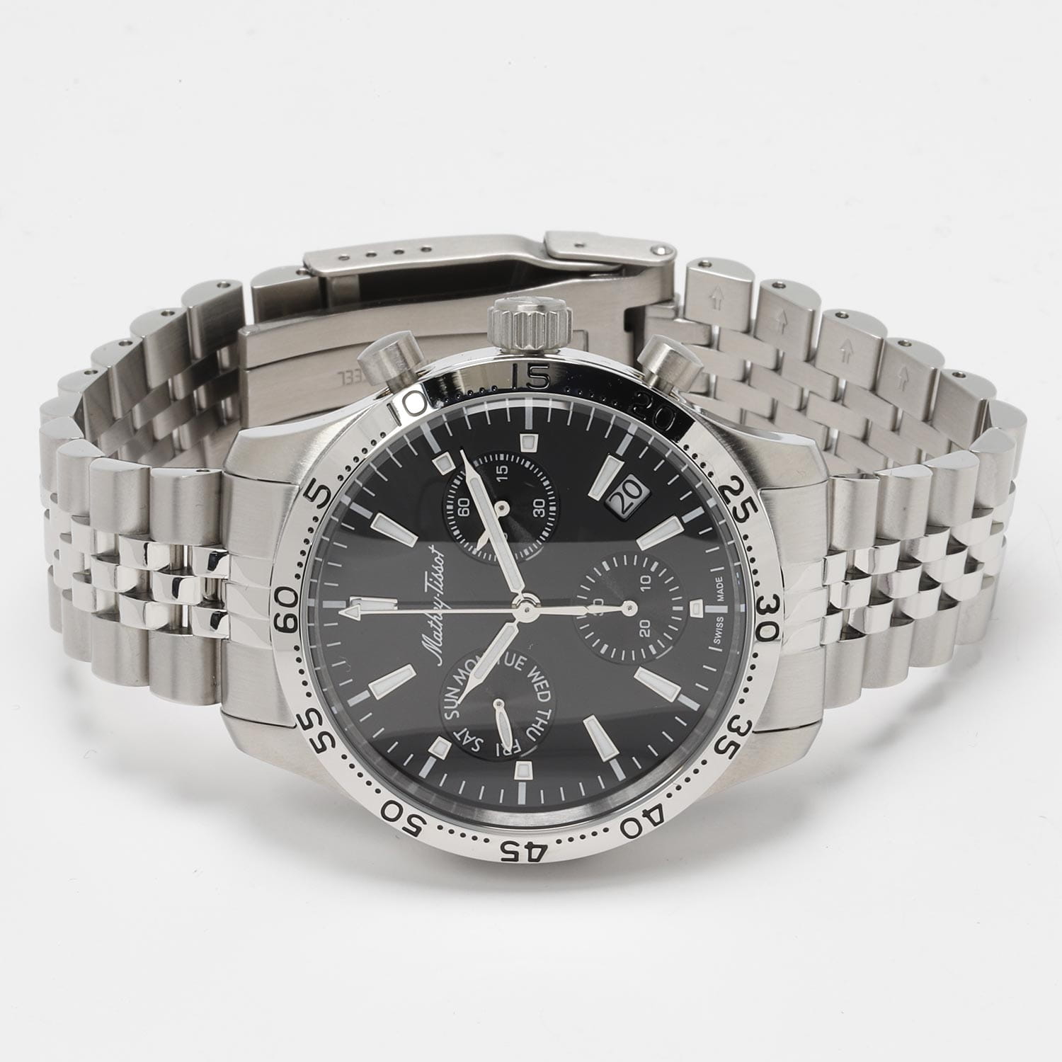 Mathey-Tissot Mathey-Tissot Type 22 H1822CHAN,  швейцария мужские часы на браслете нержавеющая сталь боковой вид