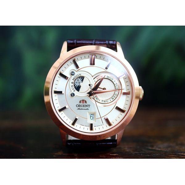 Orient Orient Automatic ET0P001W (FET0P001W0) мужские часы шампань циферблат на запястье