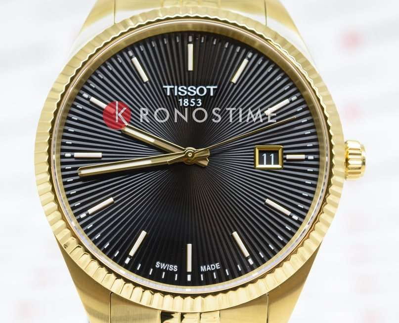 Tissot Tissot Ballade 40mm T156.410.33.051.00, t-classic швейцария мужские часы на браслете нержавеющая сталь с pvd-покрытием боковой вид