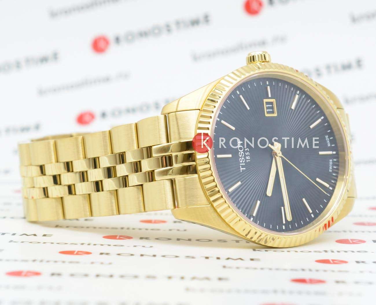 Tissot Tissot Ballade 40mm T156.410.33.051.00 мужские часы черный циферблат на запястье