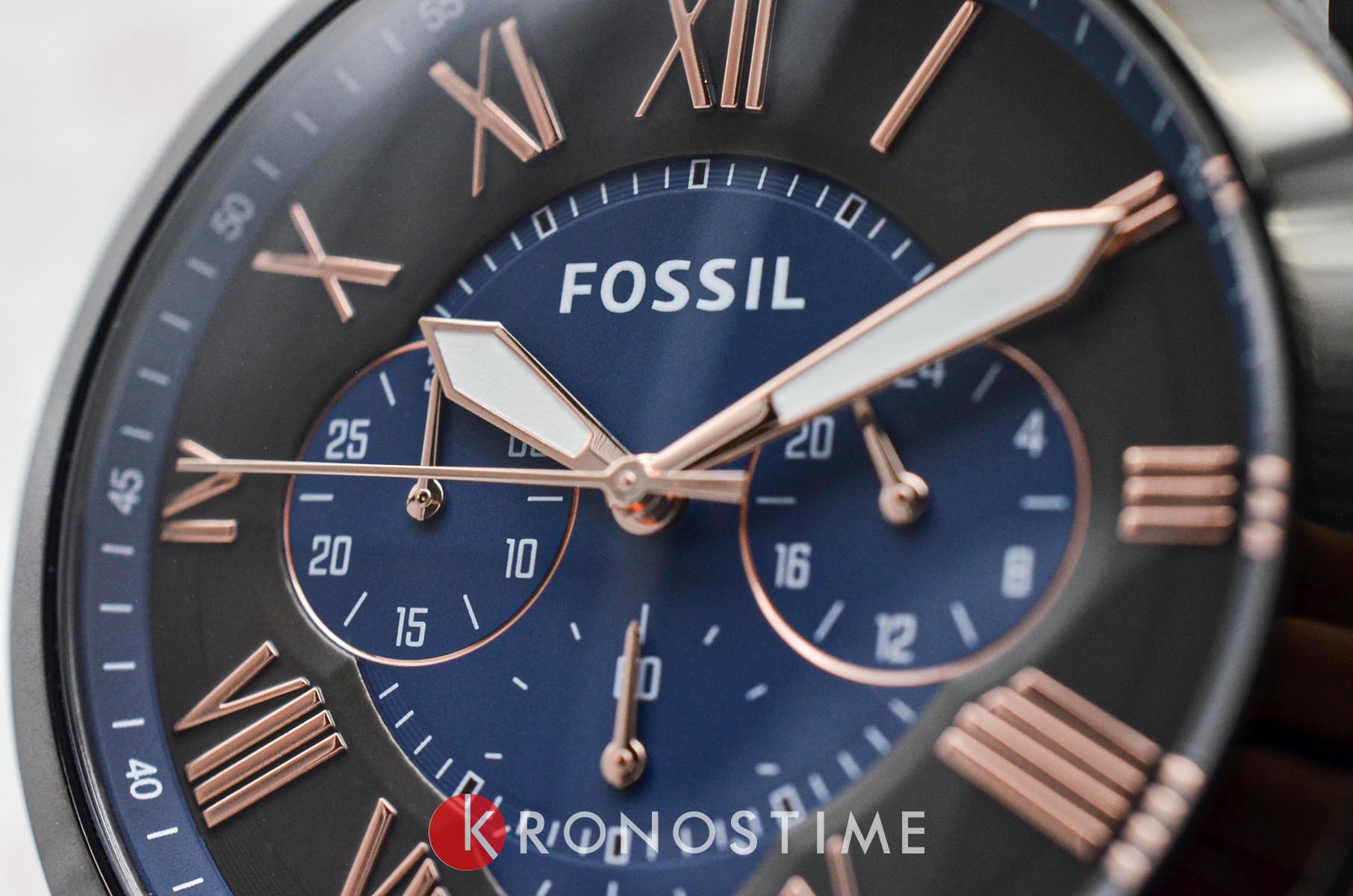 Fossil Fossil Bannon  FS5061  - задняя крышка сталь металл корпуса, сша часы