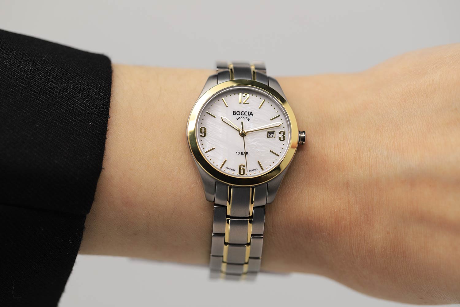 Оригинальные часы Boccia Titanium Boccia Titanium 3317-03 кварцевые калибр механизма  общий вид
