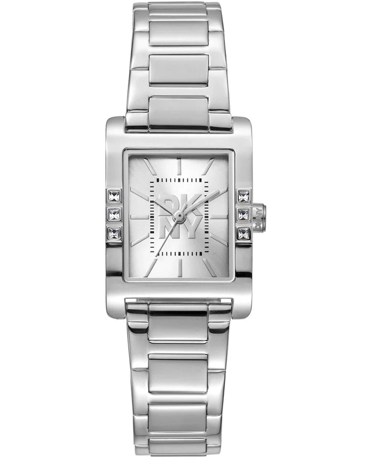 DKNY DKNY Westside Glitz DK1L008M0045  DK1L008M0045 кварцевые женские часы  циферблат, браслет нержавеющая сталь — вид спереди